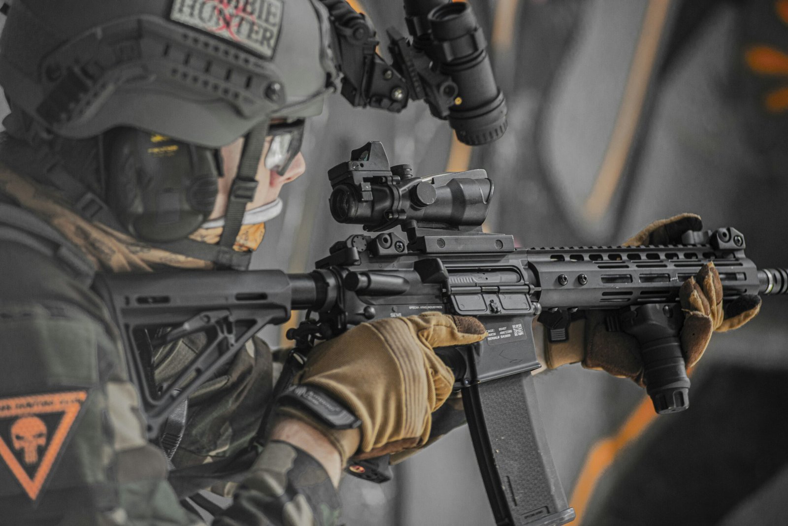 Home 1 Tactical team members in combat competition